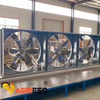 Ventilateur de ventilation haute performance pour l'élevage de poulets de chair, pondeuses et reproducteurs – Système de refroidissement de tunnel pour ferme avicole