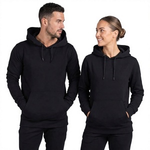Sudadera con Capucha Lisa para Hombre y Mujer, Venta al por Mayor, Diseño 2 en 1, Color Sólido, 100% Algodón Felpa, Informal de Invierno - Product Image 1