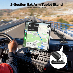 Bras d'extension OEM ODM, rotation à 360 degrés, support réglable pour <span class=keywords><strong>tablette</strong></span> ou téléphone, <span class=keywords><strong>fixation</strong></span> <span class=keywords><strong>murale</strong></span>, camion, voiture - Product Image 2
