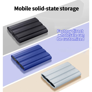 Hard Drive Eksternal Aluminium Alloy 1TB 2TB USB 3.1 SSD Portabel untuk Penyimpanan Laptop PC - Product Image 1