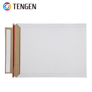 Vente en gros d'enveloppe en carton dur blanche auto-scellante pour document photo personnalisée enveloppe rigide pour le bureau - Product Image 4