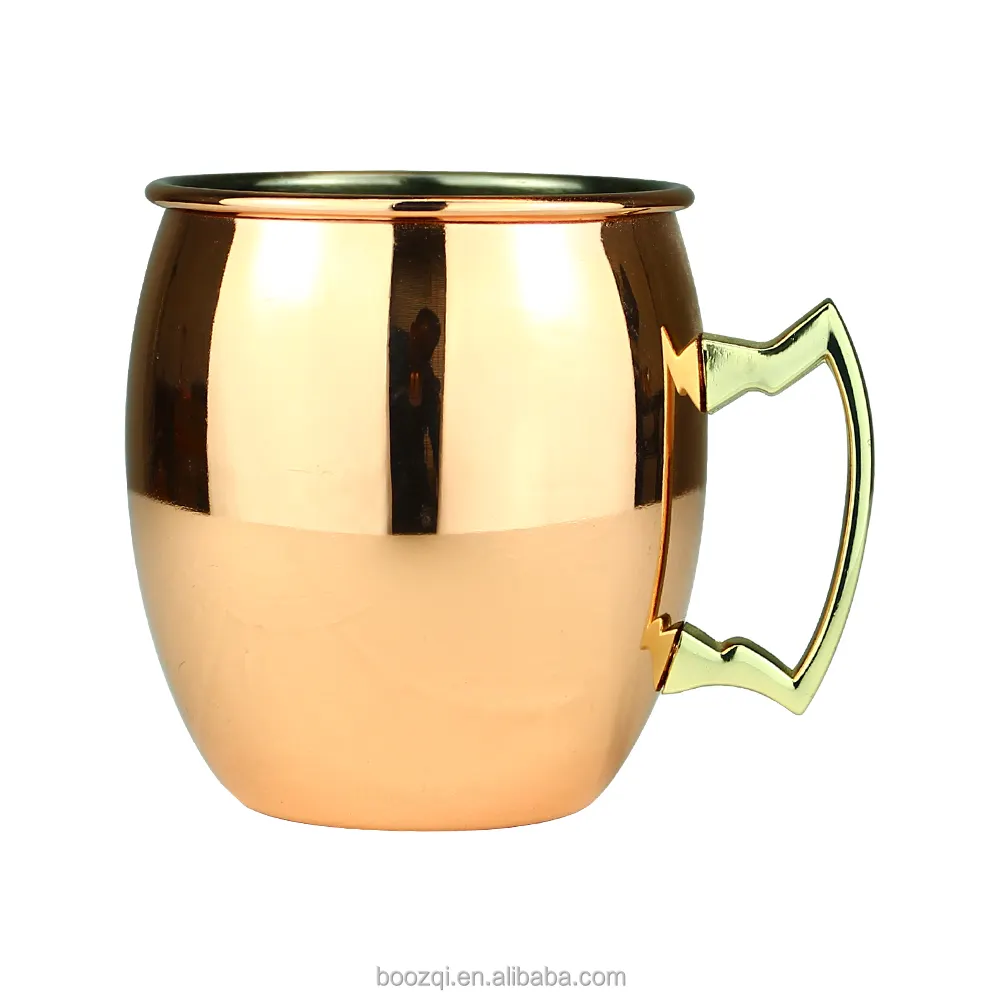 Customized Colored and Pattern Modern Stainless Steel 304 Metal Wine Cup For Home Kitchen Bar Party Cocktail Moscow Mule Mug