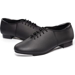 Chaussures de claquettes Dynadans en cuir synthétique à lacets, talon plat, unisexes, pour hommes et femmes - Product Image 6
