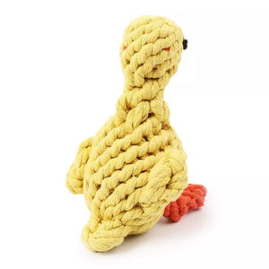 Yüksek kaliteli pamuk ipi çiğnemek Bite dayanıklı diş temizleme <span class=keywords><strong>Pet</strong></span> köpek oyuncak ördek - Product Image 4