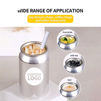 Boîtes en aluminium vides Offre Spéciale avec couvercle Emballage de boisson écologique Boîtes rondes personnalisées pour boissons énergisantes