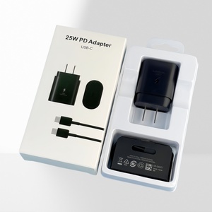 Originale PD <span class=keywords><strong>25W</strong></span> USB tipo C Super veloce adattatore di alimentazione a muro cavo di ricarica rapida dati Set per Samsung S25 S24 S23 - Product Image 2