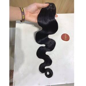 Extensiones de Cabello Humano Virgen 100% Natural sin Procesar, Ondulado, con Cutícula Alineada, Bajo MOQ, Venta al por Mayor - Product Image 3