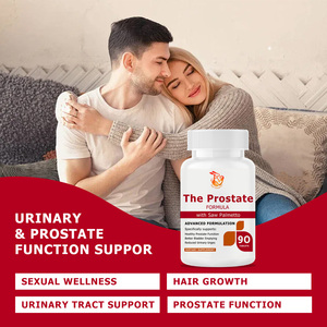Compléments alimentaires à base de plantes de haute qualité : Comprimés pour la prostate avec vitamines et acides aminés pour soutenir une fonction prostatique saine - Product Image 1