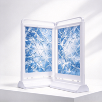 Support d'affichage lumineux LED A5 ultra-plat, portable, haute luminosité, à économie d'énergie, double face, pour affiches et menus, pour intérieur