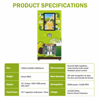 Machine à smoothies pour magasin de proximité intelligent, distributeur automatique 24h/24 avec système d'agitation et d'auto-nettoyage