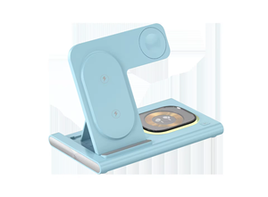 Escritorio multifunción plegable Cargador 3 en 1 Cargador magnético 3 en 1 Cargador inalámbrico Auriculares inalámbricos Auriculares - Product Image 5