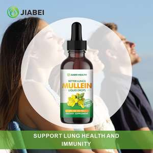 Mullein orgânico do suplemento do vegetariano do ODM 50:1 a absorção alta deixa cair o líquido oral para o apoio imunitário respiratório da desintoxicação do pulmão para - Product Image 6
