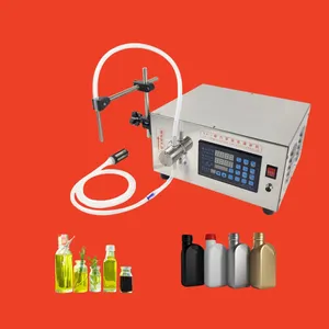 High Accuracy 316L Magnetic Pump Stainless Steel Filling machine Liquid Oil Filler Cartridge Filling Machine