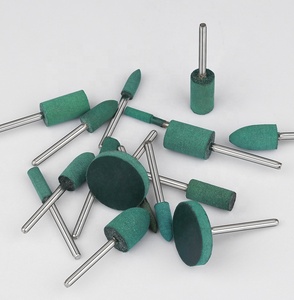 Vibratite-cabezales abrasivos para <span class=keywords><strong>Dremel</strong></span>, juego de cabezas de piedra abrasiva, puntas de rueda de molienda, herramienta rotativa, 24 piezas - Product Image 6