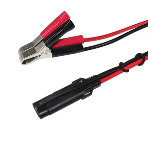 Kit de refuerzo Solar de Clip para coche, Cable de cocodrilo con chaqueta femenina, Cable de alimentación Sae, batería de Pvc automotriz pesada