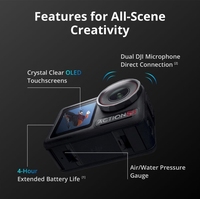 DJII Osmo Action 5 Pro Sport Camera 4K 120 fps Action Camera Étanche Anti-Shake 1080P HDR WIFI Double écran tactile OLED