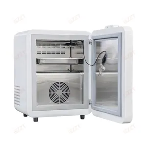 Minus 30 Degree Blast Chiller Shock Freezer For Meat Commercial Blast Freezer 2 Trays Table Top Small Home Use Quick Freezer