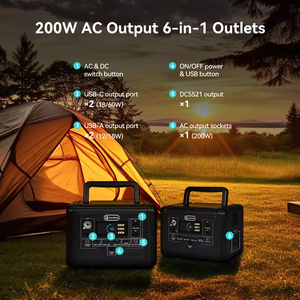 Flashfish năng lượng mặt trời 200 W 200 Watt ngoài trời sử dụng Anh Mỹ EU cắm di động sạc điện thoại di động trạm sạc - Product Image 6