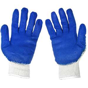 Guante de látex suave Equipo de protección de punto de algodón Trabajo de seguridad de jardinería industrial Guante constructivo <span class=keywords><strong>Premium</strong></span> para Polonia Guantes - Product Image 4