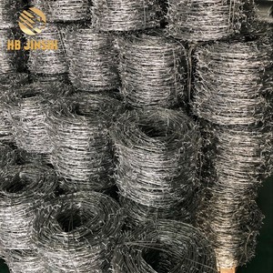 HB JINSHI Fábrica 12X14 Calibre 10Kg/bobina <span class=keywords><strong>Alambre</strong></span> de púas <span class=keywords><strong>galvanizado</strong></span> - Product Image 3