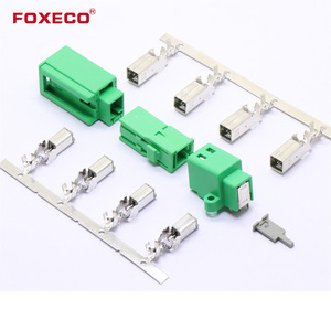 Bộ chuyển đổi thay thế đầu nối điện HRS 068F, giắc âm thanh & video, 4 chân, nhựa, đồng thau, nylon, 12V 1.5A, hình tròn - Product Image 3