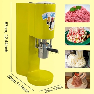 Nueva Máquina Mvckyi CE de Alta Productividad para Hacer Helados en Forma de Fideos y Espaguetis, Compatible con Yogur y Leche - Product Image 3