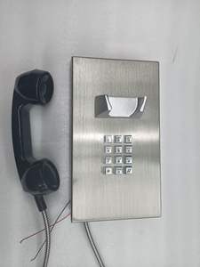 <span class=keywords><strong>Téléphone</strong></span> analogique filaire PAPX SOS pour intérieur/extérieur, <span class=keywords><strong>combiné</strong></span> KNZD-10 avec clavier, étanche à la poussière IP55, homologué CE ETL, pour prison - Product Image 4