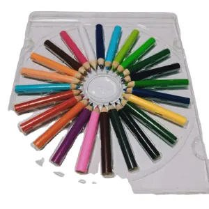 2023 креативные 1,7 дюймов 24 цвета супер маленькие цветные карандаши набор