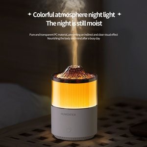 Humidificateur ultrasonique en gros d'usine avec pulvérisation super fine, diffuseur d'air aromathérapie à flamme automatique - Product Image 6