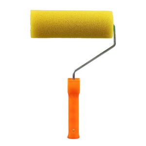 Rouleau de <span class=keywords><strong>peinture</strong></span> en mousse éponge jaune de qualité industrielle de 9 pouces pour bricolage et usage domestique – Vente en gros fabricant - Product Image 5