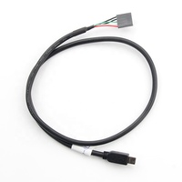 Kustom 90 Derajat Usb 2.0 A Male Asli Molex 2 3 4 5pin Kawat Harness Kabel Sudut Kiri/Kanan Usb Ke Kabel Molex