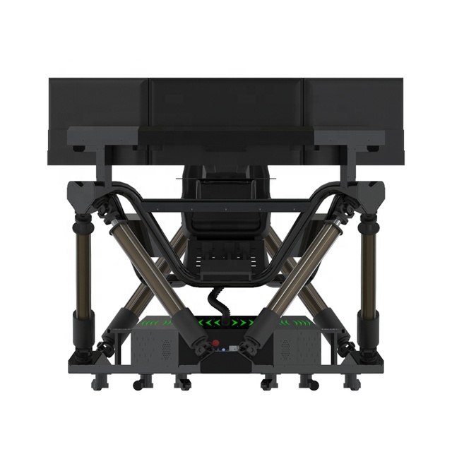 Motion Racing Simulator Platform with 6DOF Hydraulic System for Commercial Training Centers
