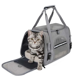<b>Pet</b> <b>Carrier</b> Backpack Small Size Mesh Panel Breathable Design For Outdoor Use - Product Image 2