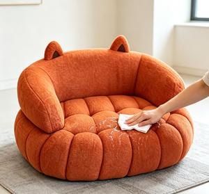 Heavy Duty Indestructible Pet <b>Sofa</b> <b>Bed</b> Fluffy Luxury Human Pet <b>Bed</b> for Large <b>Dogs</b> - Product Image 1