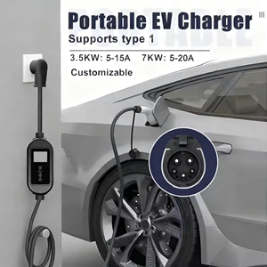 Cargador Portátil para Vehículos Eléctricos, Potencia de Salida de 3.5kW-22kW, Corriente de Salida de 16A-32A para Cargador de Vehículos Eléctricos GBT/TIPO2 - Product Image 3