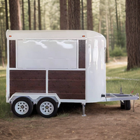 Camion de vente ambulante multifonctionnel en acier inoxydable personnalisable pour la vente de snacks, de thé au lait, de café - Marchés nocturnes, campings