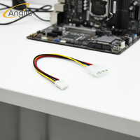 Cable de Alimentación Angitu Personalizado Molex/IDE de 4 Pines a Mini IDE de 4 Pines de 2.54mm, Cable de Alimentación Molex a Mini Floppy de 4 Pines