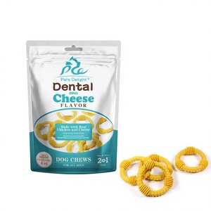 Golosinas Dentales para Perros Marca Pal's Delight, Anillo Dental de 3 Pulgadas con Sabor a Queso, Fácilmente Digestible, Alto en Proteínas, Certificado ISO22000 - Product Image 1