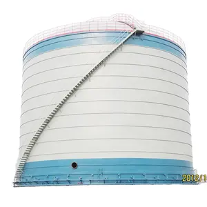 15000 tons cement silo large welded steel silo for clinker and fly ash material storage floor welding cement silo