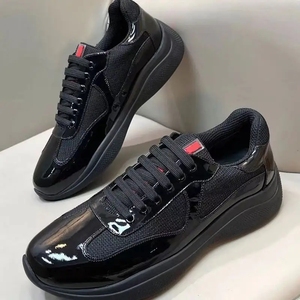 Zapatillas Deportivas de Lujo para Hombre, Marca de Diseño, Estilo American Cup, de Piel Sintética y Malla, Tendencia de Moda, Venta al Por Mayor, Personalizables - Product Image 1