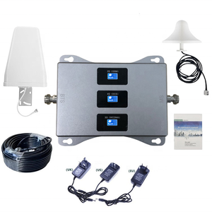 2024 Mới Đến Bạc 900 + 1800 + 2100Mhz Triband 3 Ban Nhạc GSM 2G 3G 4G Điện Thoại Di Động Mạng Tín Hiệu Booster Repeater Khuếch Đại - Product Image 1