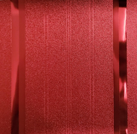 Panneau mural en film métallique brillant imitation, panneau décoratif stratifié haute brillance, solution complète pour usage intérieur, origine Chine