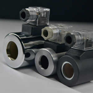 Vanne directionnelle hydraulique à solénoïde haute pression Huade DSG-02/03 avec prise en cuivre pur 24/220V, état neuf - Product Image 2