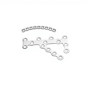 Série de micro-pinces droites en acier inoxydable pour chirurgie maxillo-faciale, traumatologie, chirurgie esthétique et orthopédie, avec trous de fixation - Product Image 5