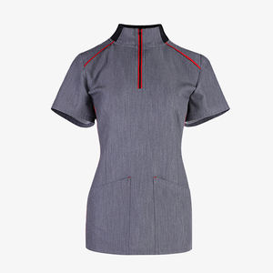 Uniformes Médicos Tejidos Ecológicos para Mujer, Tallas Grandes, FUXIN FUYI, TRST22SCT038F+TRST22SCP019F - Product Image 2