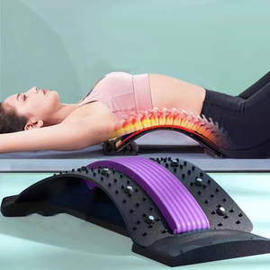 Civière dorsale et masseur réglables-Support à plusieurs niveaux pour la taille, le soulagement de la colonne vertébrale du cou - Product Image 3