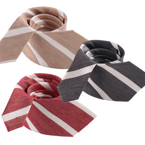 OEM/ODM logotipo personalizado hombres 100% corbata hecha a mano buen precio mezcla de seda nuevo diseño tejido moda corbatas para venta al por mayor - Product Image 2