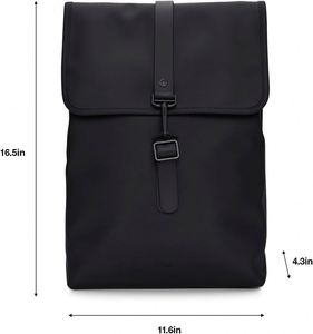 Échantillon gratuit Fabricant OEM Logo personnalisé Sac à dos imperméable en polyester RPET écologique et durable avec fermeture roll-top pour voyage - Product Image 6