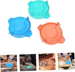 Custom 3 Pcs Blue Black Round Plastic Non Stick Pasta Making <b>Baking</b> Tool Food Grade Kitchen <b>Accessories</b> 2 in 1 Dumpling Maker - Product Image 5