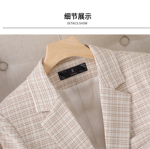 เบลเซอร์ของผู้หญิงเสื้อโค้ทเข้ารูปสไตล์คลาสสิก <span class=keywords><strong>OL</strong></span> เบลเซอร์ขนาดใหญ่พิเศษดีไซน์ยุโรป - Product Image 6